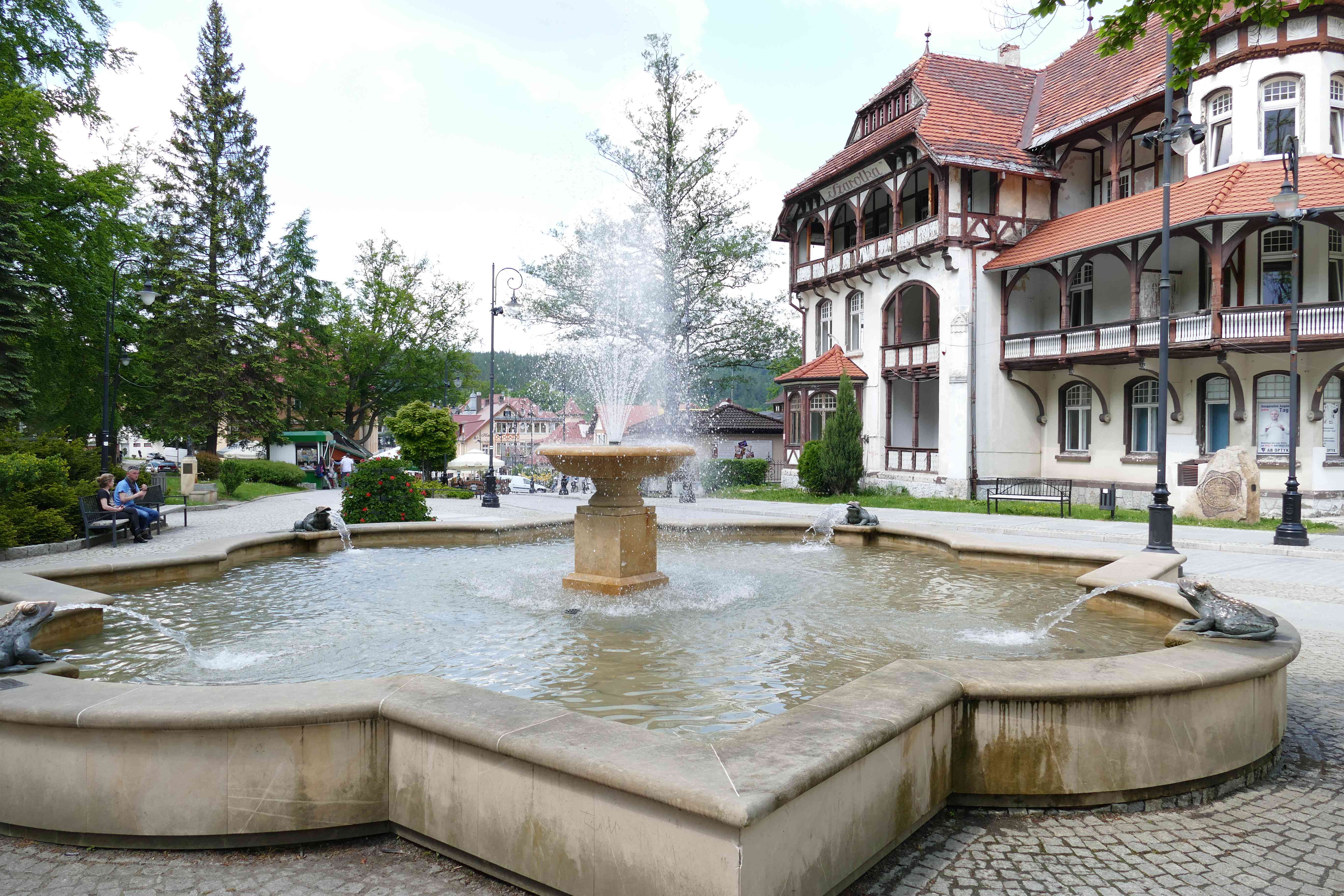 Springbrunnen in Bad Flinsberg