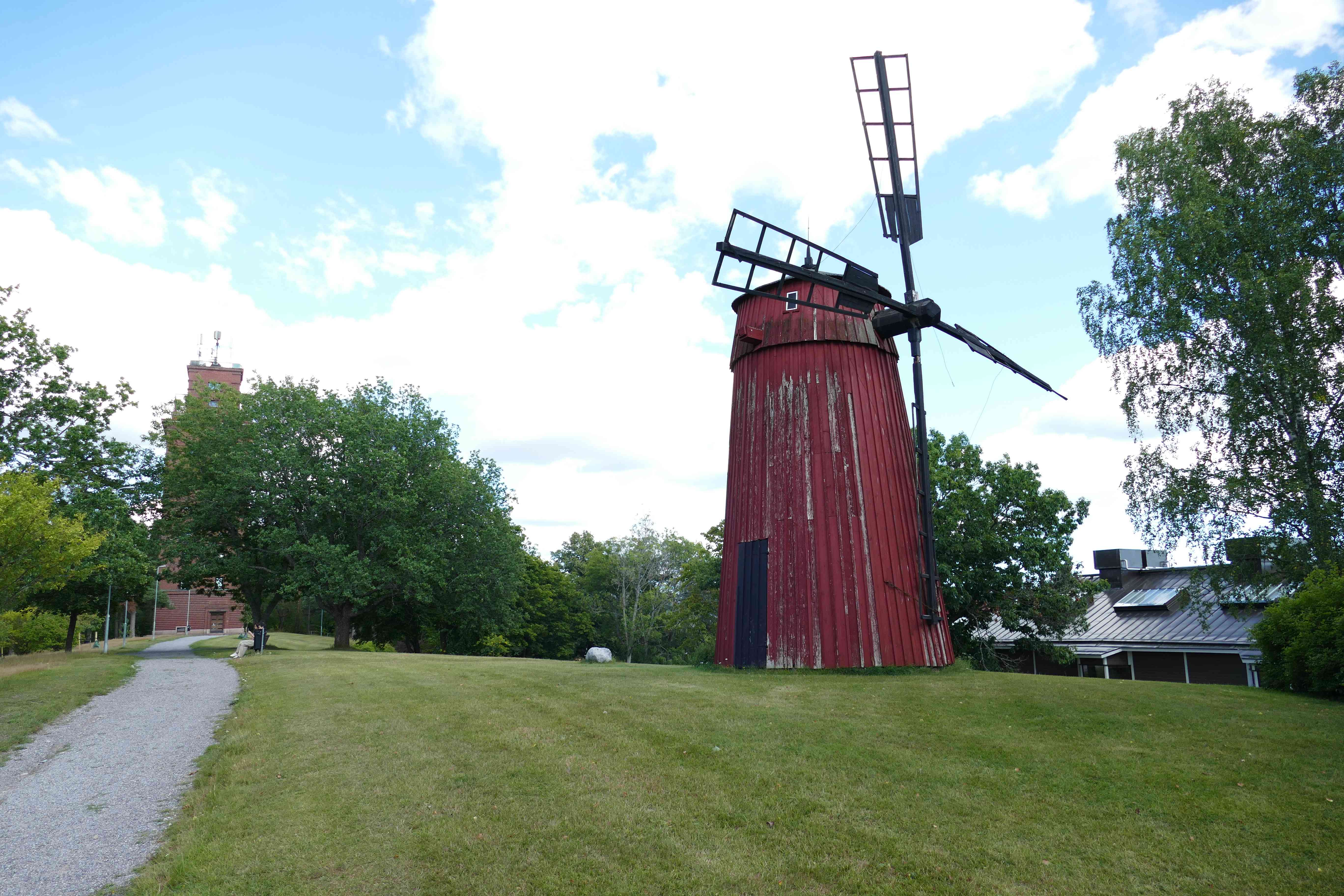 Küstenstadt Ekenäs  Windmühle