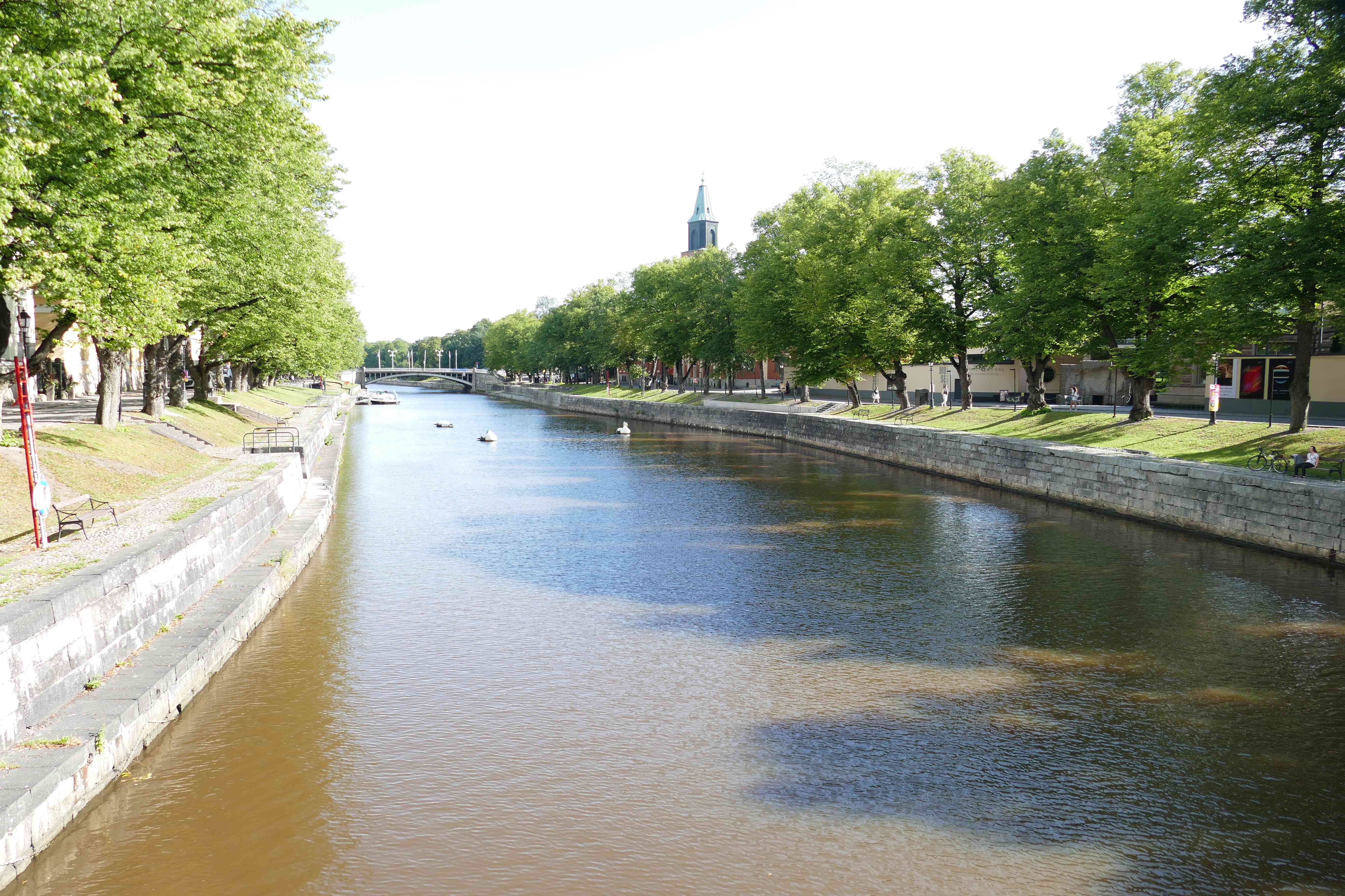  Turku mit Fluss Aurajoki