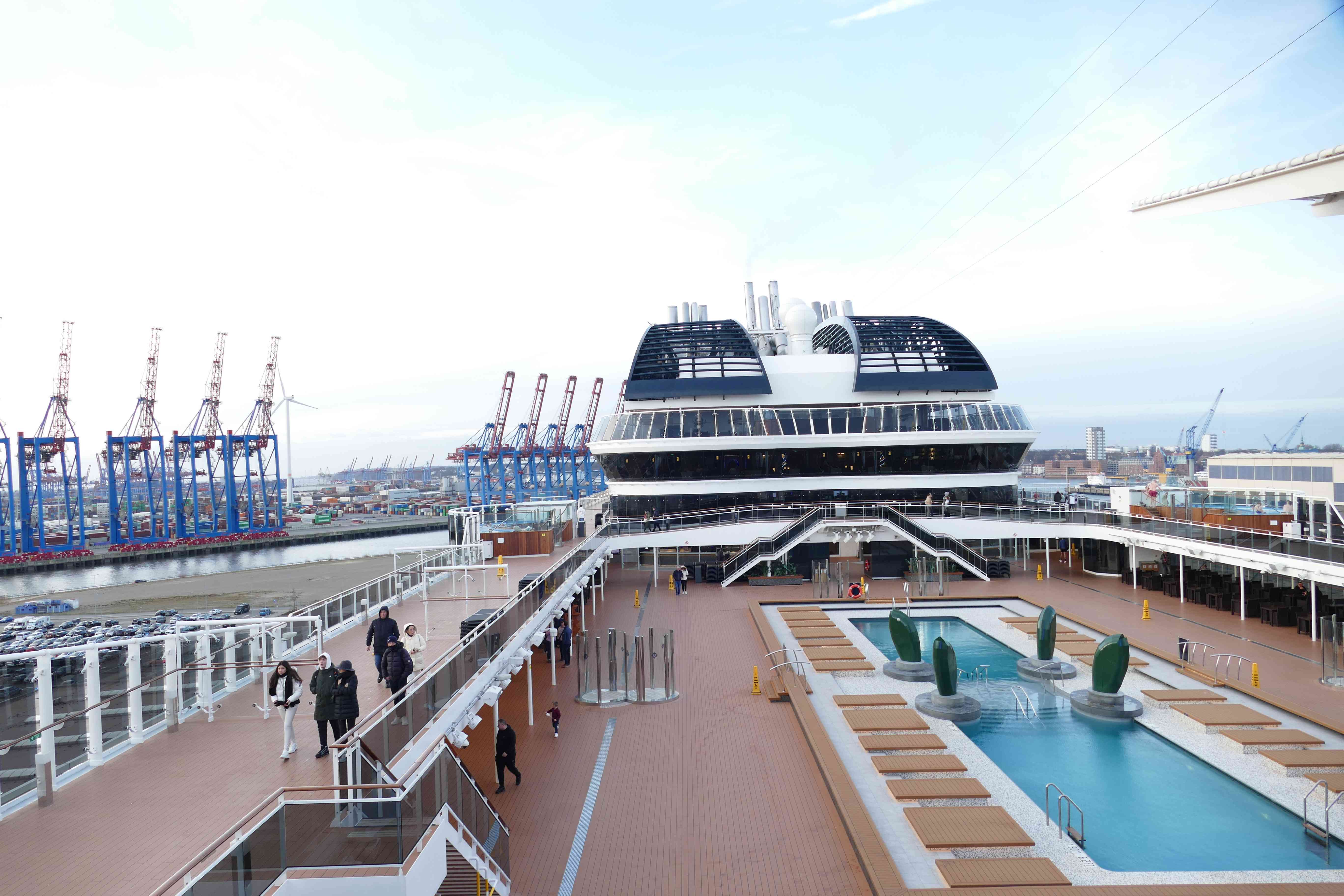 auf dem MSC Schiff