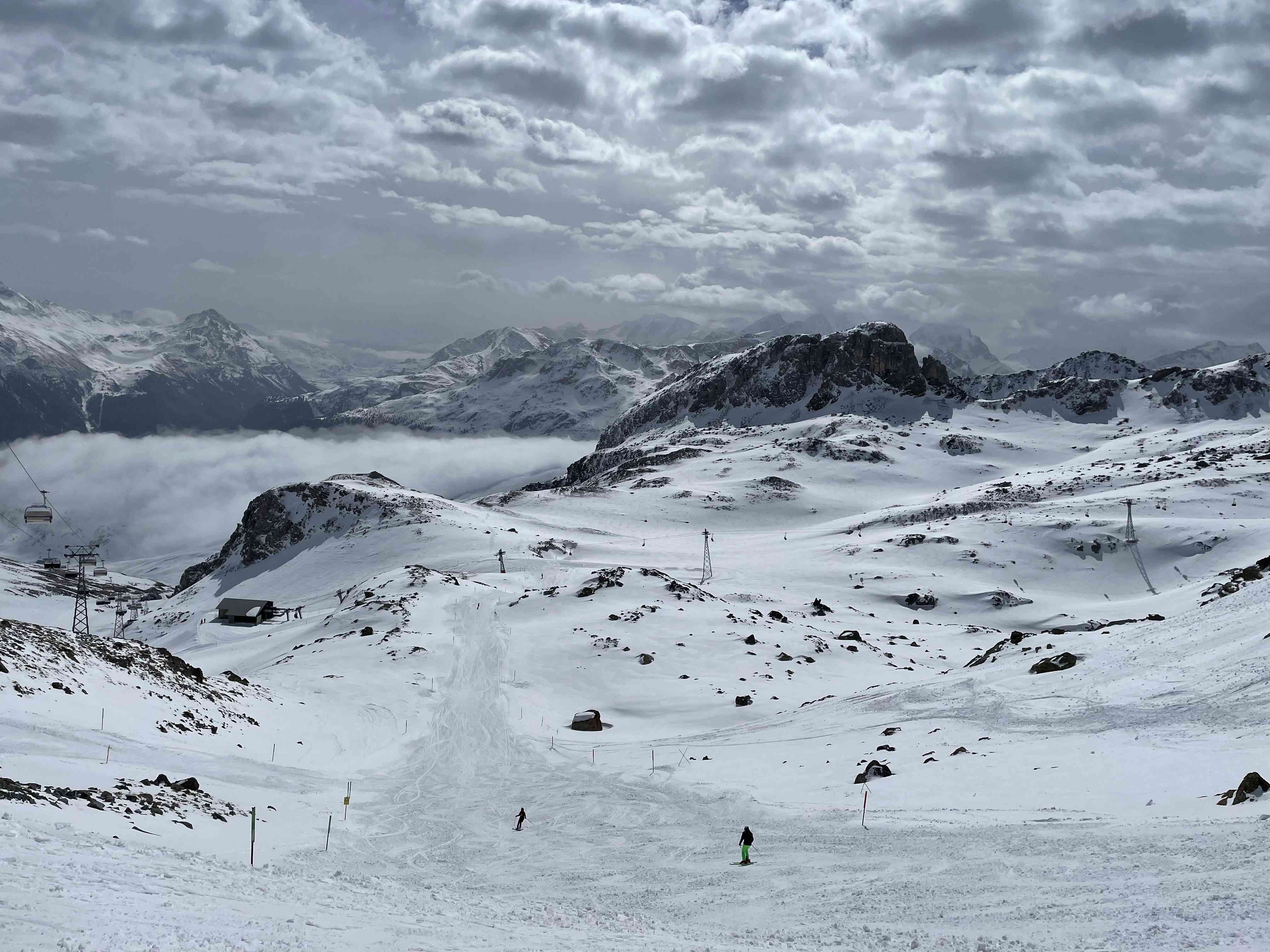 Skigebiet Corviglia / St. Moritz